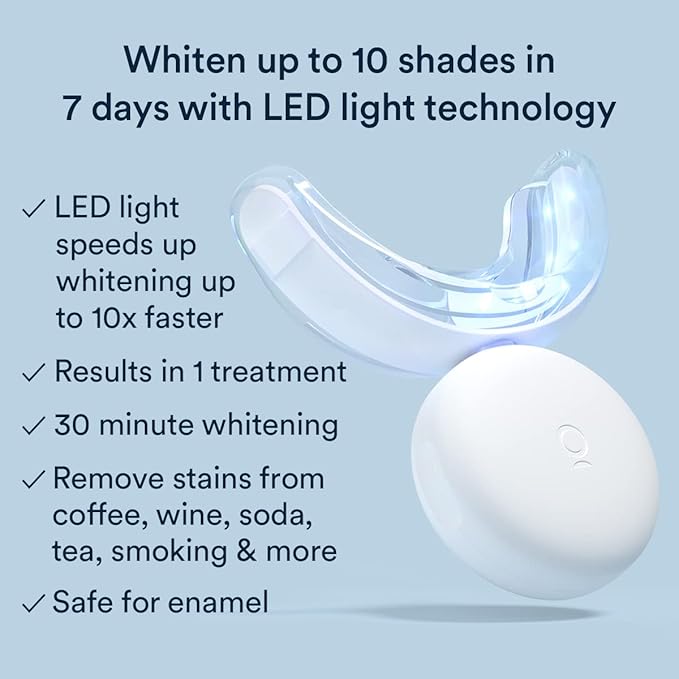 Auraglow Teeth Whitening Kit & 44% Teeth Whitening Gel Refill Pack