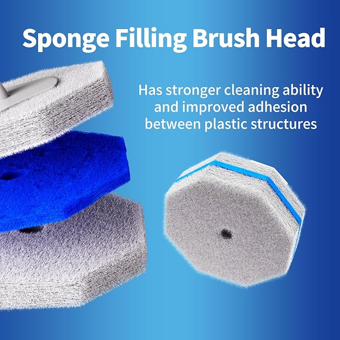 60pc Refills Disposable Toilet mats Brush Cleaning System, Toilet Cleaning Brush, 60 Replacement Brush Heads, No Handle or Base,Toliet Wand Refills,Toilet Bowl Clean Refill Pads,Toilet Scrubber Refill