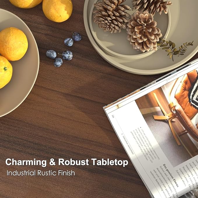 HAIOOU Lift Top Coffee Table with Storage, Mid Century Modern Coffee Tables with Drawer for Living Room,Walnut Rectangular Center Table with Pine Leg Anti-Scratching, Home, Office