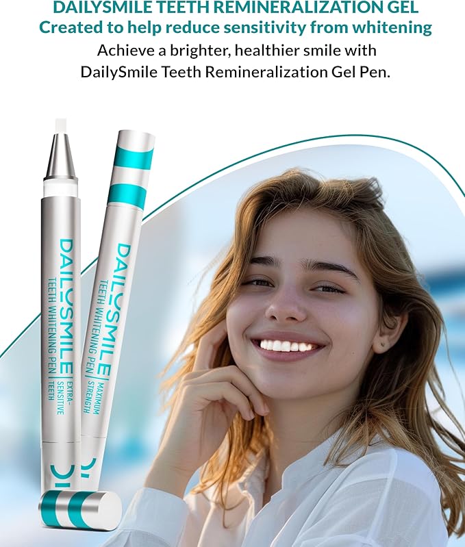 Teeth Whitening Pen, Gentle Teeth Whitening Gel for Sensitive Teeth, Tooth Whitener Kit, Effective Whitening Gel for Tooth Stains, Natural Instant Smile Whitening, Bright White Teeth-04 PK