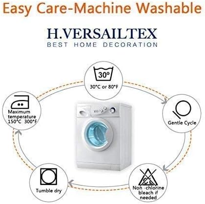 H.VERSAILTEX Super Stretch Individual Seat Cushion Covers Sofa Covers Couch Slipcover Sets Thick Jacquard Textured Twill Fabric (3 Piece Sofa Cushion Covers, Bronze Green)