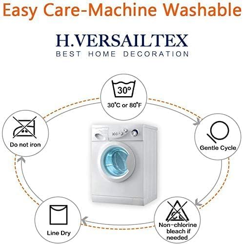 H.VERSAILTEX Velvet Stretch Couch Cushion Cover Plush Cushion Slipcover for Chair Loveseat Sofa Cushion Furniture Protector Seat Cushion Sofa Cover (3 Piece XL Sofa Cushion Covers, French Oak)