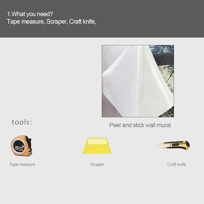 Gold Banana Leaf Wall murals Peel and Stick Wallpaper for Bedroom Living Room - 85"x118"