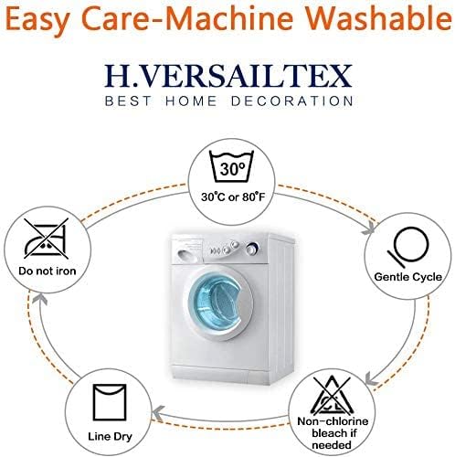 H.VERSAILTEX Velvet Stretch Couch Cushion Cover Plush Cushion Slipcover for Chair Loveseat Sofa Cushion Furniture Protector Seat Cushion Sofa Cover (2 Piece Large Sofa Cushion Covers, Ivory)