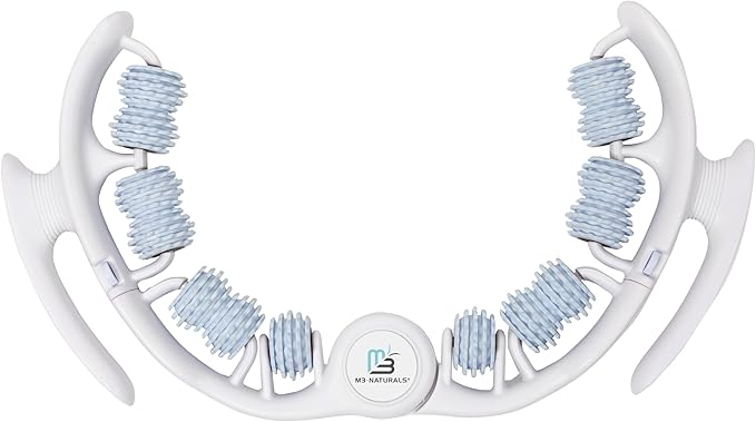 M3 Naturals Anti Cellulite Roller & Lymphatic Drainage Massager | Fascia Blaster for Contoured & Smoother Skin | Tool for Sore Arms, Legs, Stomach & Buttocks