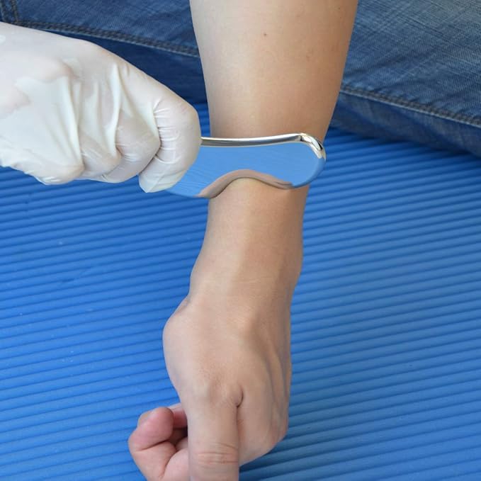 Gua sha Tool Stainless Steel gua sha-Set 4pcs -iastm Tool Gussha Massage Tool Muscle Scraping Tool for Soft Tissue Therapy and Reduce Arms,Back, Legs, Shoulder Muscle Pain(HH1)……