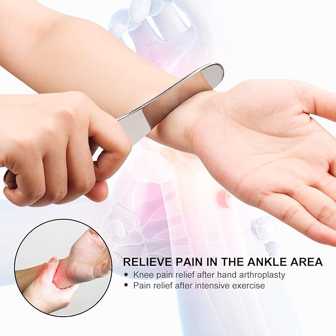 Guasha Massage Tool, Grade Stainless Steel Scraping Tool for Soft Tissue Upgrade Physical Therapy Stuff,Used for Back, Legs, Arms,Neck,Shoulder, Gua sha Tool