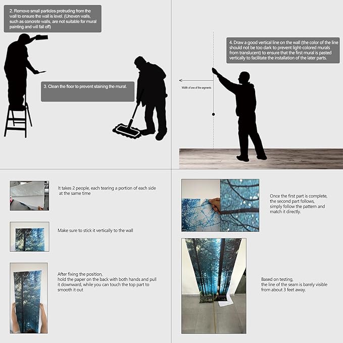 Gray Brooklyn Bridge at Night NYC Wall murals New York Peel and Stick Wallpaper for Bedroom Living Room - 108"x157"