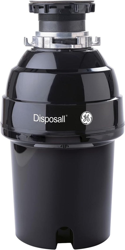 GE Disposall Continuous Feed 1 Horsepower Motor Garbage Disposer, Good for Grinding: Cooked Meat, Beans, & Seeds, Easy Install Kit, Non-Corded, Recommended Families of 4 or More, GFC1020N