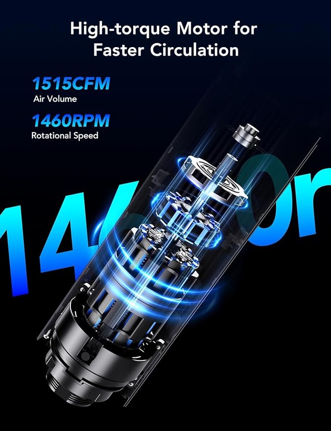 GoveeLife 42'' Tower Fan for Bedroom, Smart Floor Fans with 150° Adjustable Oscillating, APP & Voice Control, 5 Modes 12 Speeds up to 26ft/s, 24H Timer, 27dB Quiet Fan for Cooling Home Office Silver