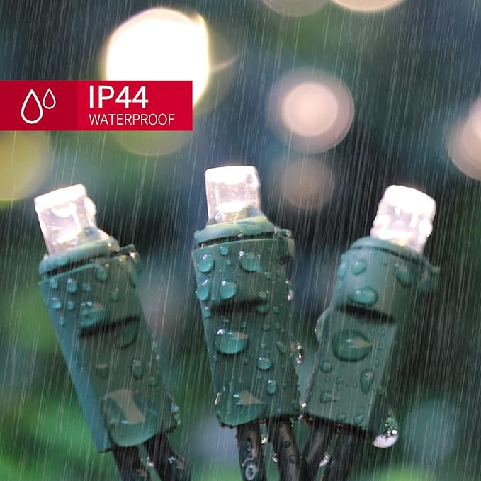 100 Count Warm White - String Lights - 21.6FT LED Christmas Lights, Mini led Lights for Indoor Outdoor Home Holiday Party Wedding Independence Day Decoration