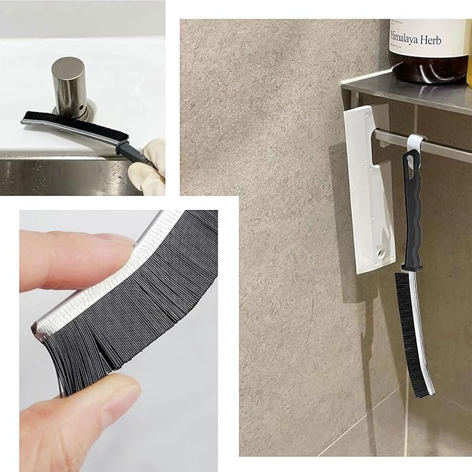 Gap Cleaning Brush, Dead Corners Multifunctional Brushes,Bathroom Crevice Gaps Cleaning Brush，Clean The Dead Corners of Bathroom Kitchen Tiles for Bathroom Kitchen Tiles Window Slots (5pcs)