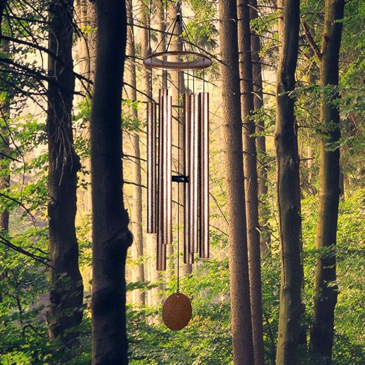 44 Inch Wind Chimes for Outside Deep Tone Sound Like Church Bell Rings Memorial Mother Day Copper Vein 1pcs Thickness of Tube is 2.8mm Taiwan Made