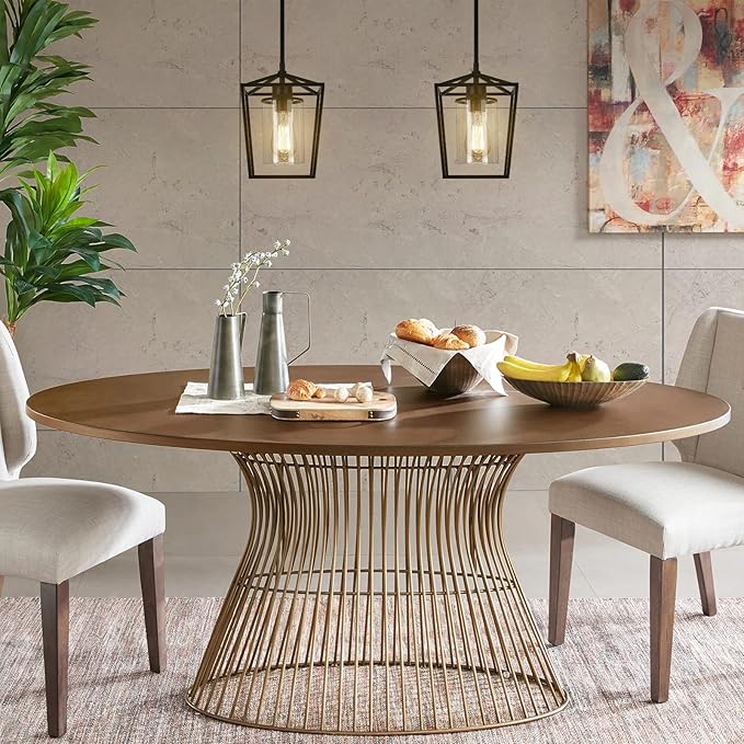 1-Light Black Pendant Light Fixture Farmhouse Iron Cage Metal Pendant Light Lantern Hanging Light Fixtures with Clear Glass Shade for Kitchen Island, Entryway, Dining Room, Hallway 5.9*5.9*8.27IN