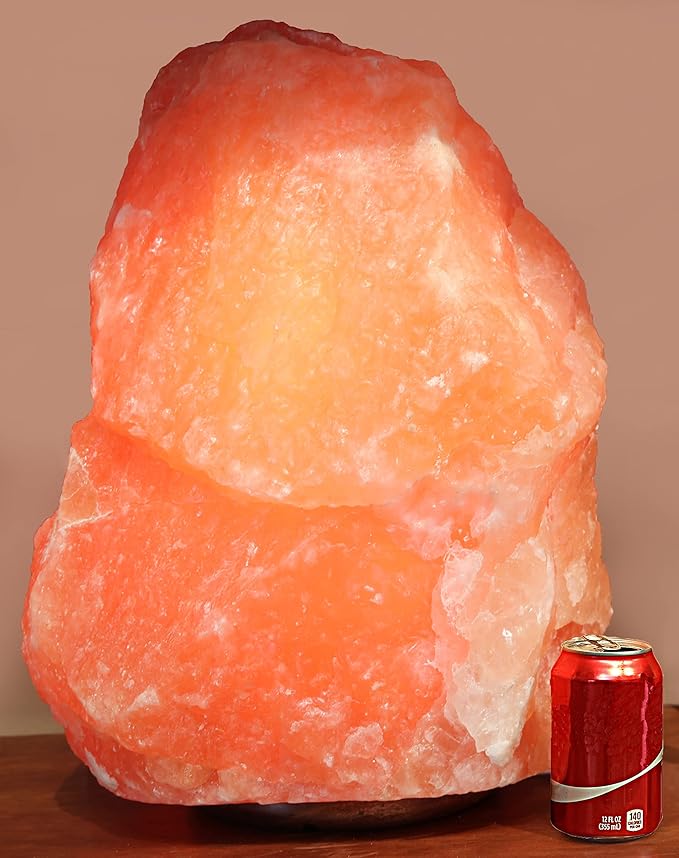 Giant Natural Himalayan Crystal Rock Salt Lamp 145~160 lbs