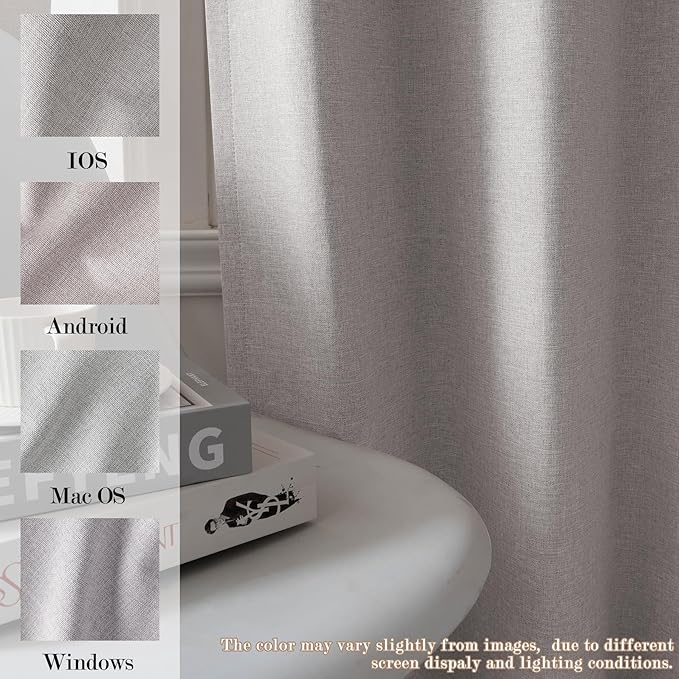 150 Inches Extra Wide Room Divider Draperies, Pinch Pleat Drapes, Absolutely Blackout Sliding Door Drapery, Total Privacy Ceiling Track Curtains, 150" W by 96" L, Browish Grey (1 Panel)