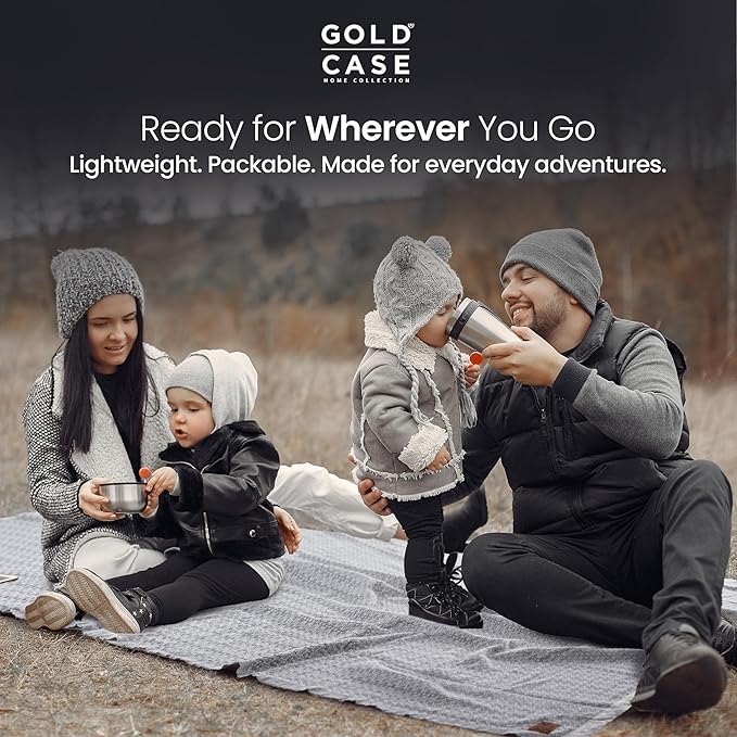 Gold Case Throw Blanket for Couch – 100% Recycled Turkish Cotton Blankets & Throws – Elegant Decorative Throw Blankets for Living Room Sofa – Woven Throws for Couch – Retro Beige – 50x60