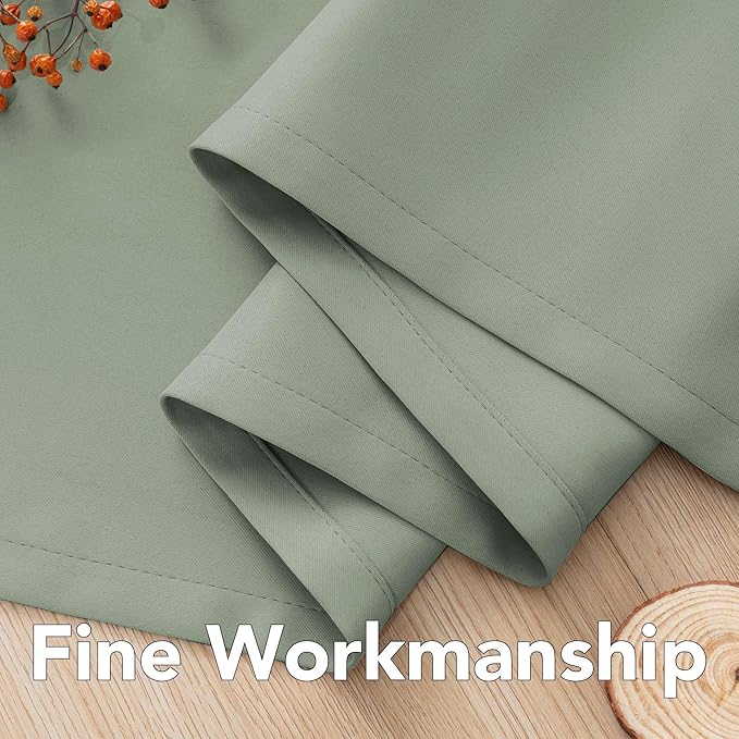 H.VERSAILTEX Thermal Insulated Blackout Window Panels Microfiber Formaldehyde-Free Kids Curtains for Holiday Season Home Decoration,Grommet Top,52 by 96 - Inch - Cyan - Set of 2